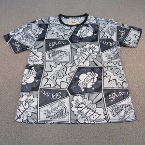 Oh Snap! Drill Clothing Men’s Comic Graphic T-Shirt XXL Gray Text Design NEW